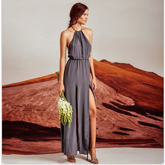 Stone Cold Fox Dresses & Skirts - Stone Cold Fox “Onyx” silk maxi gown -- LIKE NEW